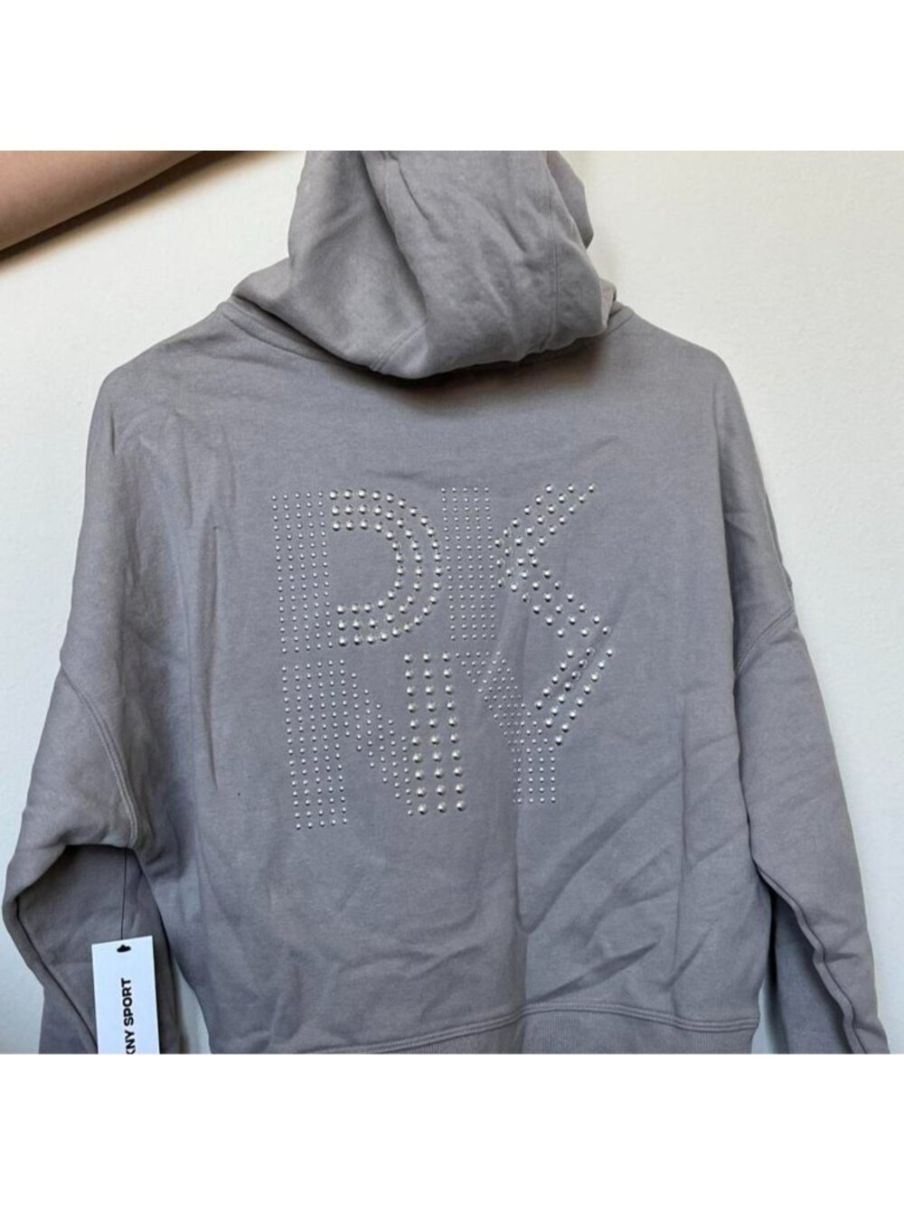 DKNY grey sport zip up hoodie Size S #athleisure #jacket #sports #hoodie